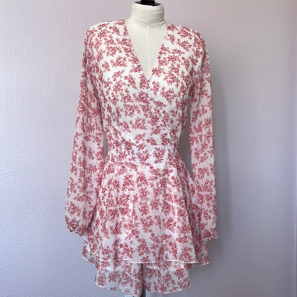 NWOT - Chiffon Long Sleeved Romper